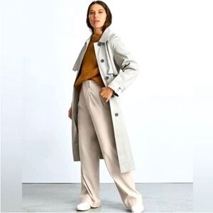Everlane Draper Pleated Pant Size 12 Khaki